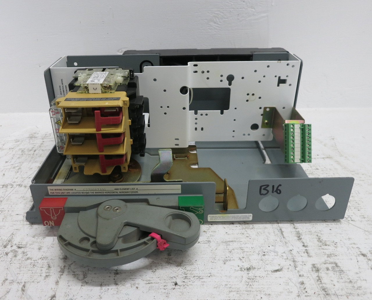 Allen Bradley 2100 Centerline 30 Amp Fusible Feeder 6" MCC Bucket 30A 6in AB (DW7993-11)