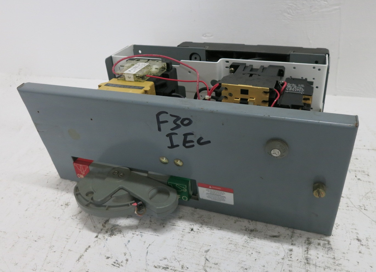 Allen Bradley 2100 Centerline 30 Amp Fusible 4-6A IEC Starter 6" MCC Bucket A18 (DW7992-8)