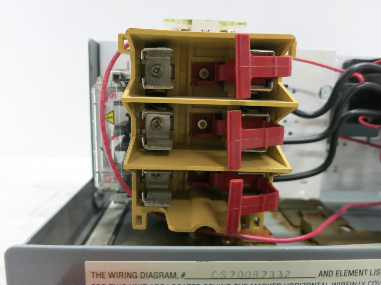 Allen Bradley 2100 Centerline 30 Amp Fusible 10-16A IEC Starter 6" MCC Bucket (DW7991-5)