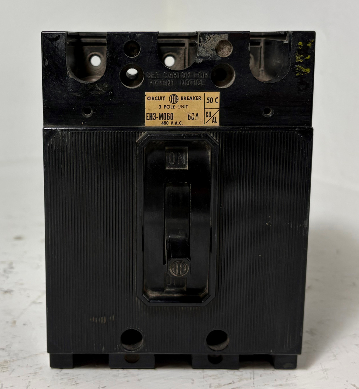 I-T-E EH3M060 60A Circuit Breaker 480 VAC 3 Pole EH3-M060 ITE 60 Amp EH flaw (EM5847-1)
