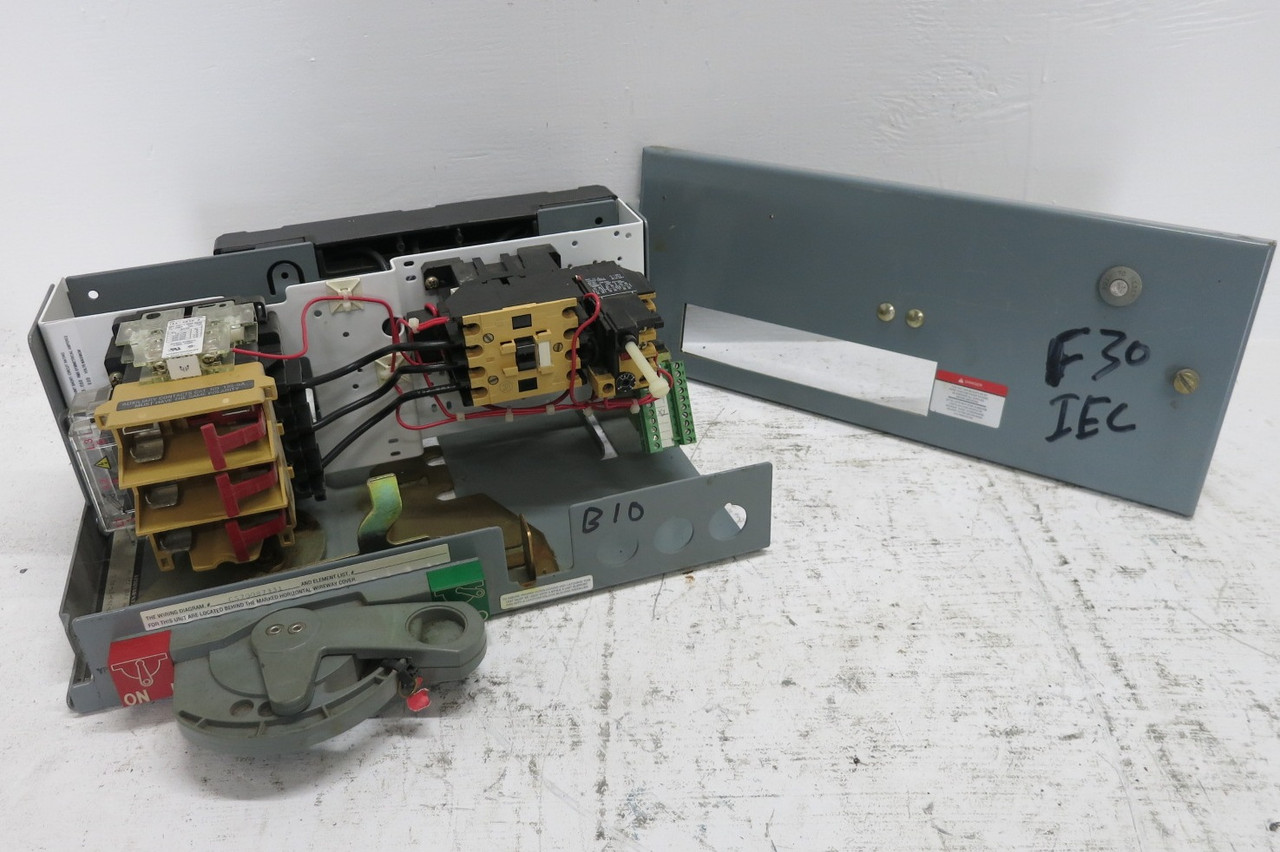 Image of Allen Bradley 2100 Centerline 30 Amp Fusible 6-10A IEC Starter 6" MCC Bucket A18