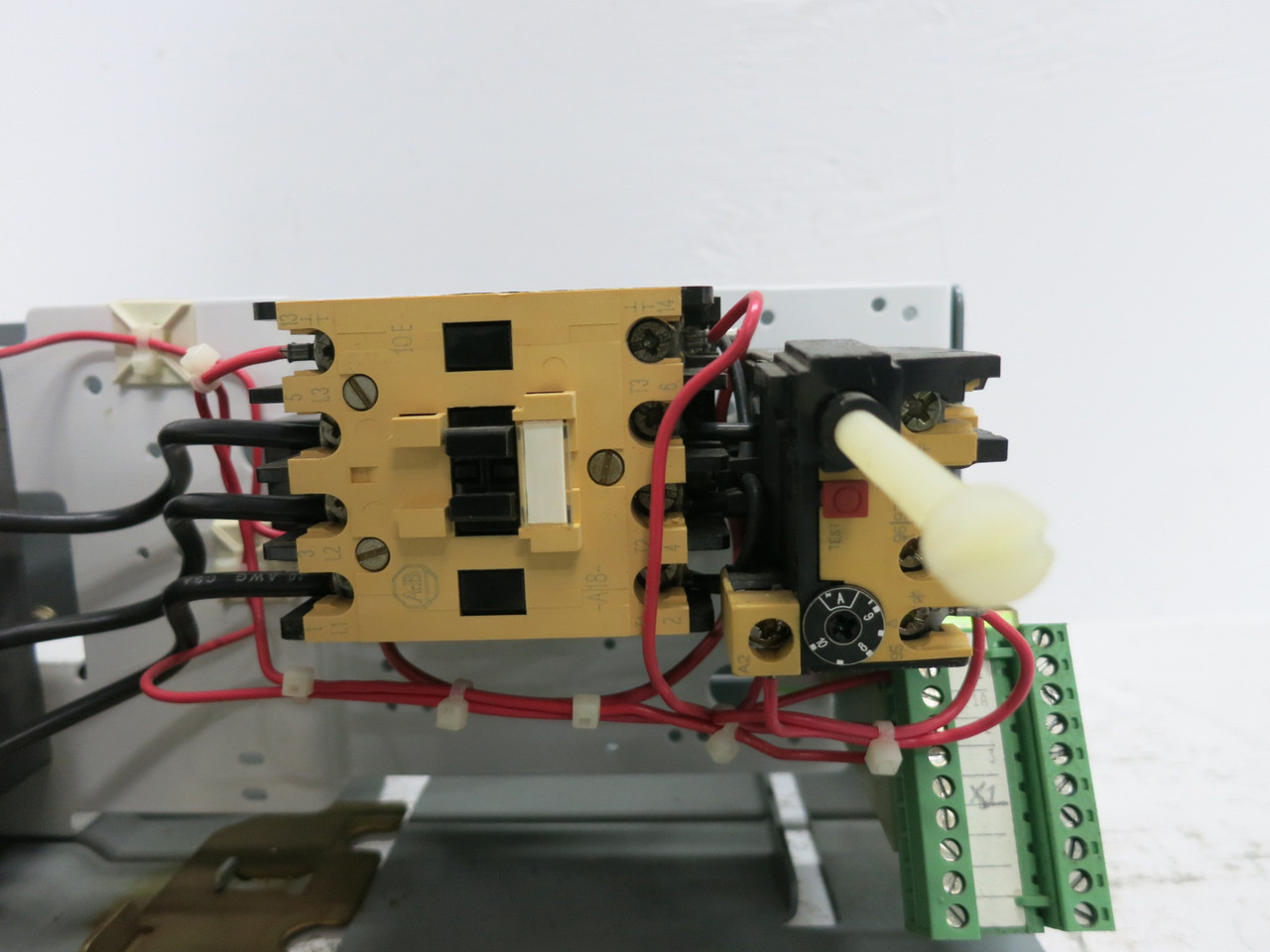 Allen Bradley 2100 Centerline 30 Amp Fusible 6-10A IEC Starter 6" MCC Bucket A18 (DW7990-3)