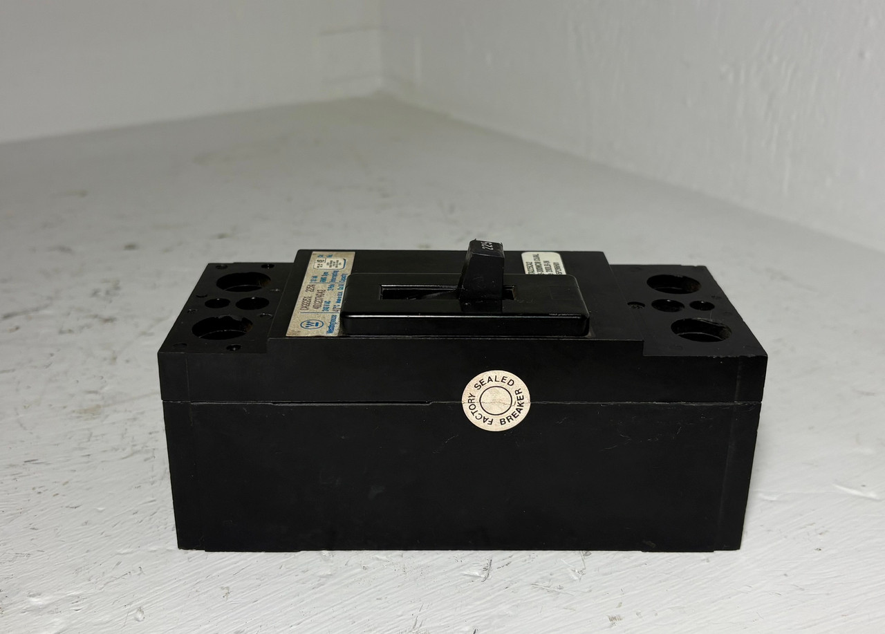 Westinghouse CA2225X 225A 2 Pole Circuit Breaker 240 VAC 2P 225 Amp CA2225 (EM5849-1)