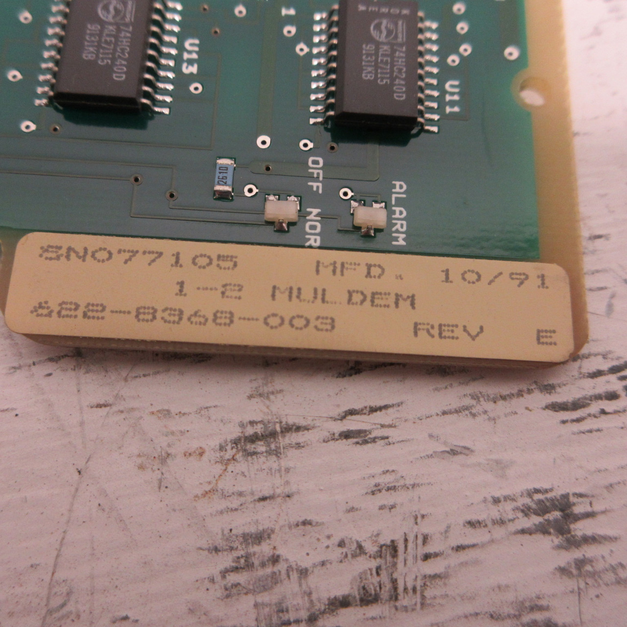 Alcatel Lucent 622-8368-003 Rev E FD37C-3 1-2 MULDEM ACLN5285852 PLC Card Module (AH1033-24)