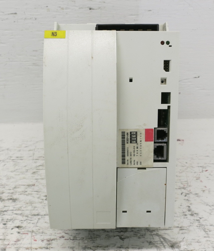 Kuka KSD1-64 Servo Drive Robot Controller E93DA143I4B531 00470202 00-105-414 (DW7997-1)