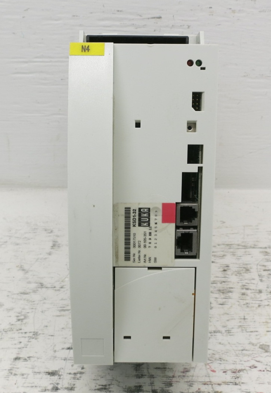 Kuka KSD1-32 Servo Drive Robot Controller E93DA113I4B531 00470131 00-105-351 (DW7996-1)