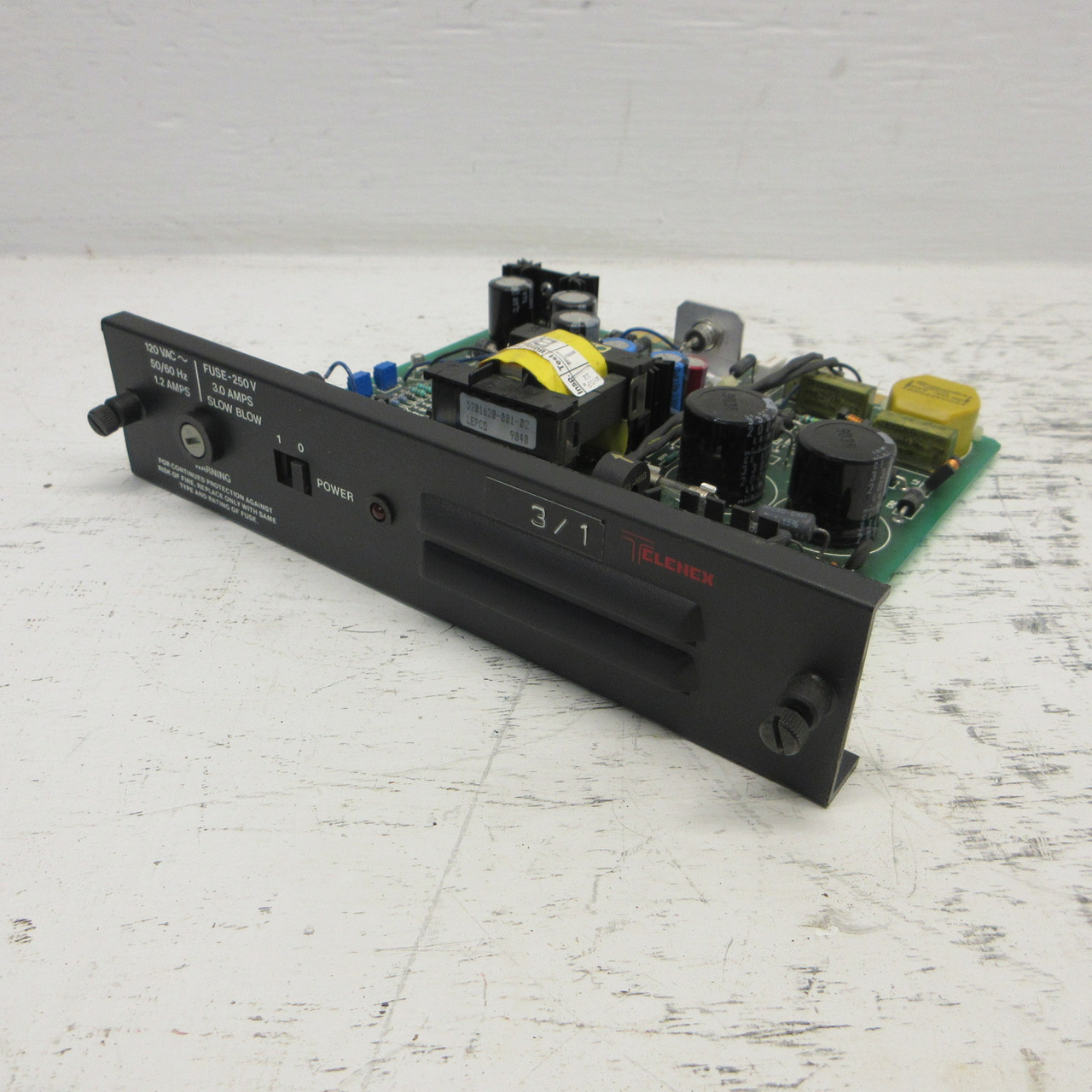 Telenex 5301622-002-00 Power Supply Board 120VAC 1.2A 50/60HZ PSB Circuit Board (AH1034-3)