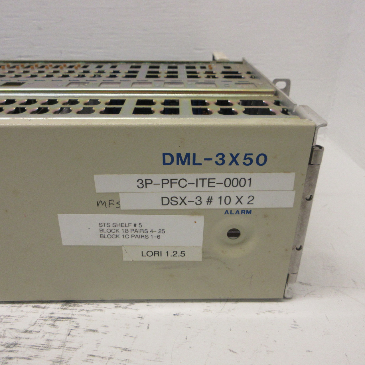 Rockwell Alcatel Lucent DML-3X50 Muldem Shelf Dual Moldum 694-7600-001 DML3X50 (AH1035-2)