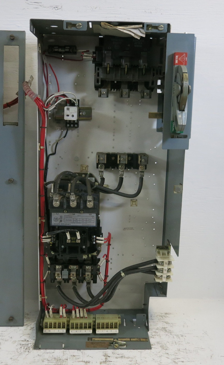 Allen Bradley 2100 Centerline Size 3 Starter 100A Fusible 33" MCC Bucket 509-DOB (BJ1085-1)