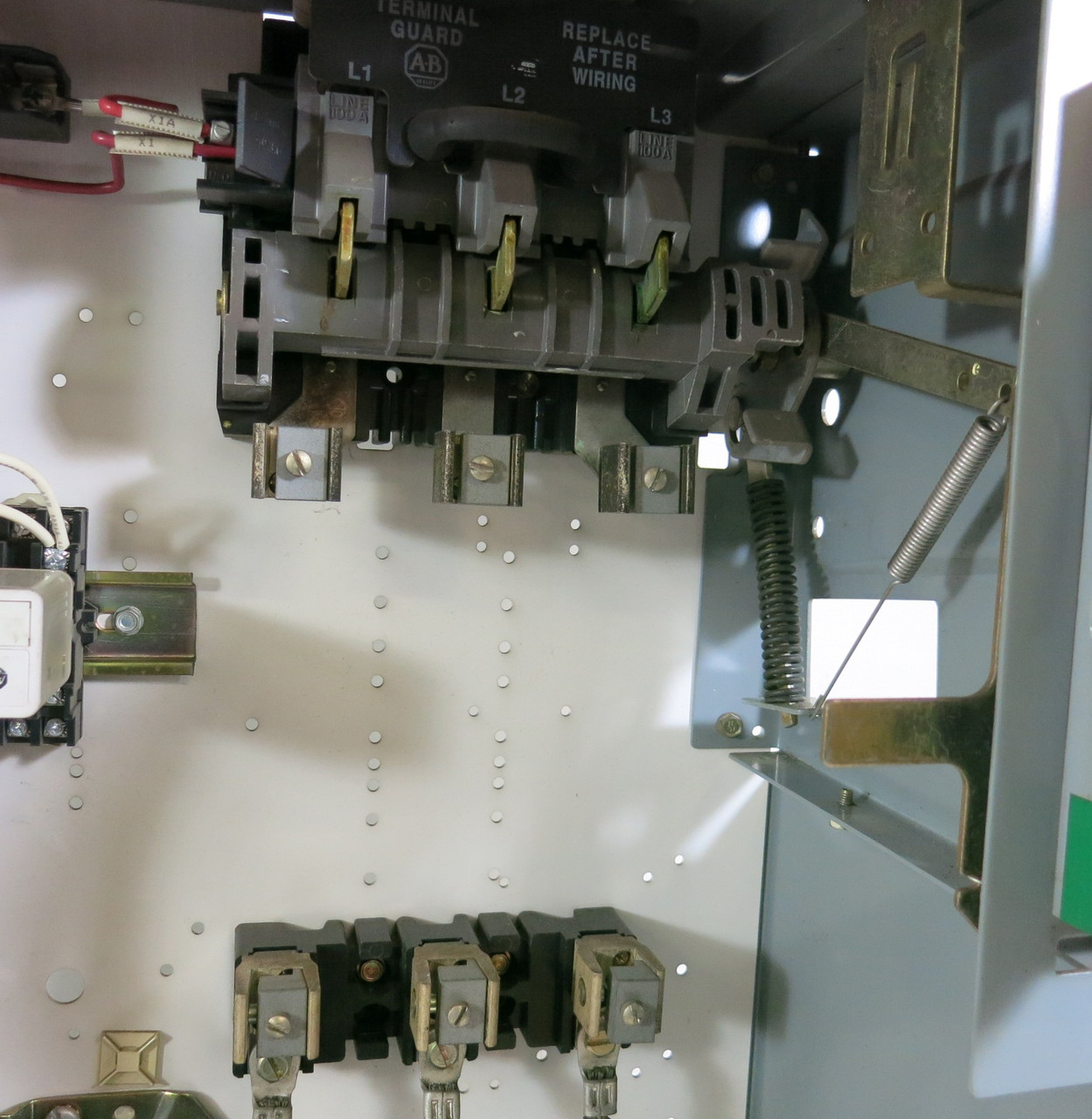 Allen Bradley 2100 Centerline Size 3 Starter 100A Fusible 33" MCC Bucket 509-DOB (BJ1085-1)