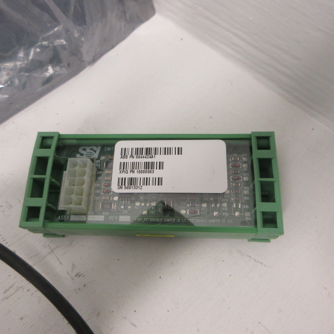 NEW ABB 6644424A1 XPiQ 10000953 Voltage Bus Monitor Assembly Asea Brown Boveri (AH1045-2)