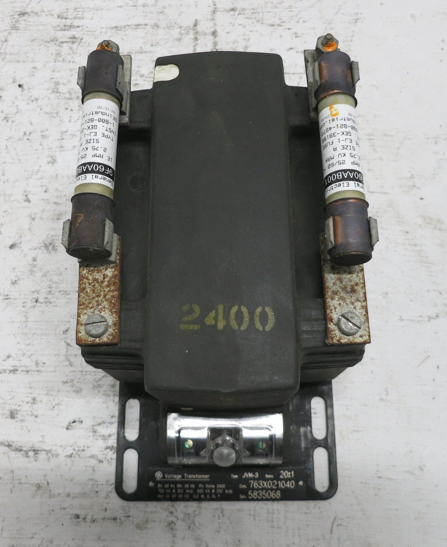 GE 763X021040 Type JVM-3 Voltage Transformer Ratio 20:1 2400V VT JVM3 (DW8008-2)