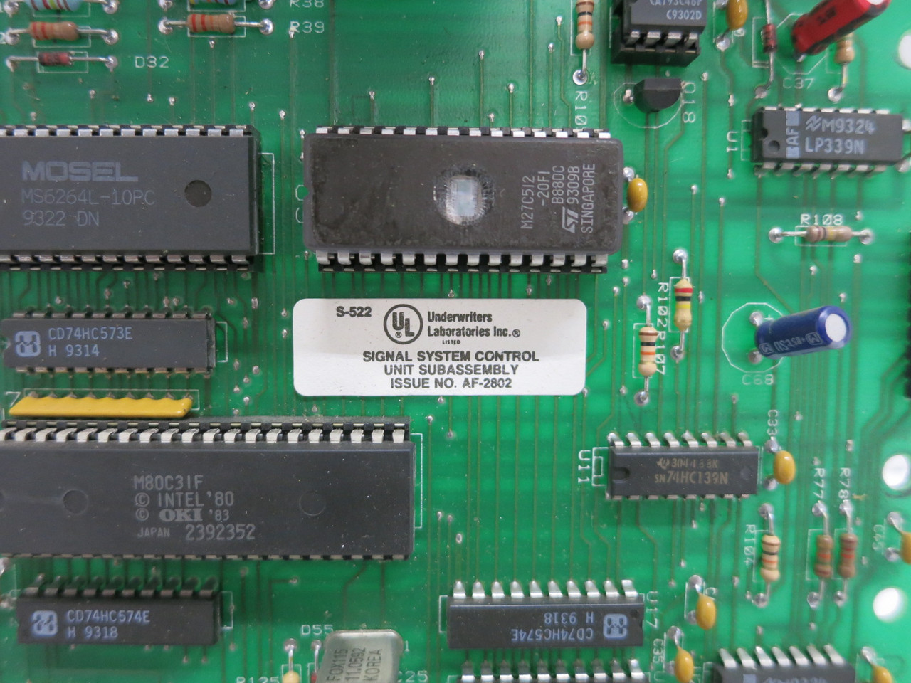 Cerberus Pyrotronics 580-192273-3 Main Circuit Board Fire Alarm Module PCB SXL (DW8007-1)