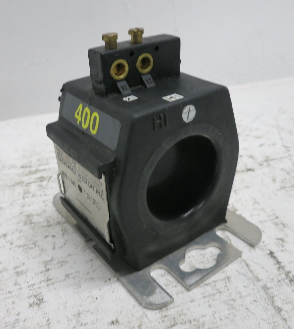 Image of Sangamo Weston 92350-003 Type R6SA Current Transformer Ratio 400:5 A CT