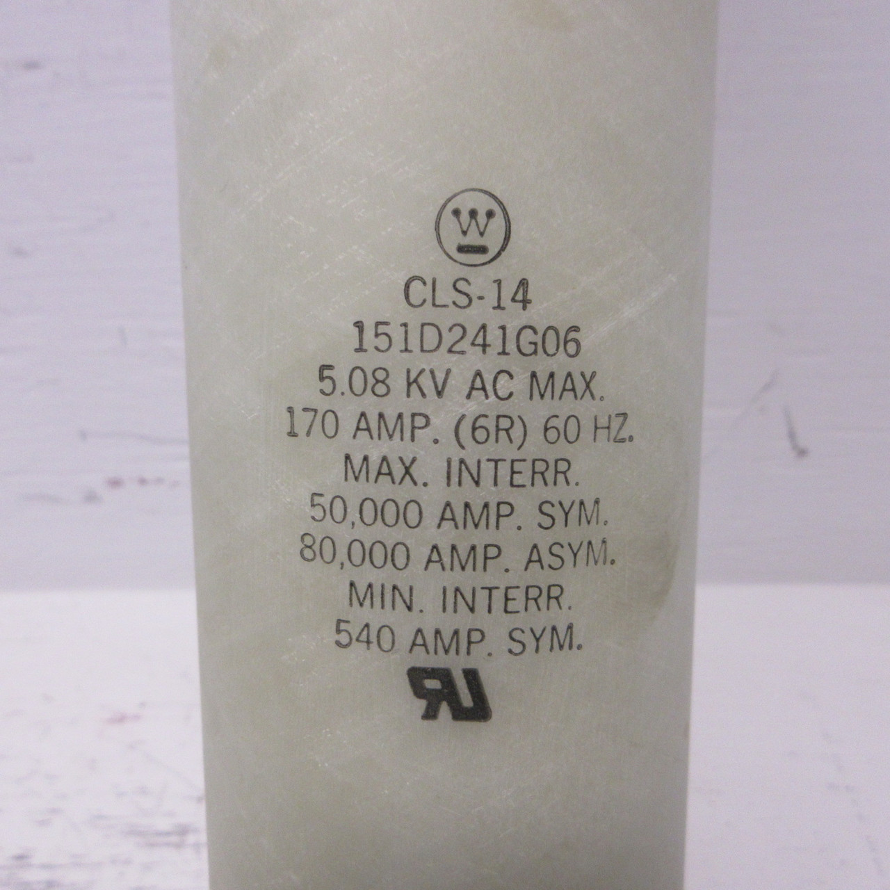 NEW Westinghouse 151D241G06 Fuse CLS-14 5.08KV 170 Amp 6R 5080V 170-6R 540A NIB (AH1044-1)