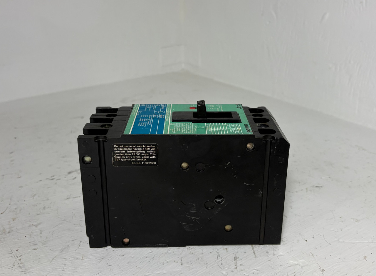 Siemens ED63B070 70A Sentron Circuit Breaker Type ED6 480/600V 3P ITE 70 Amp (EM5850-4)