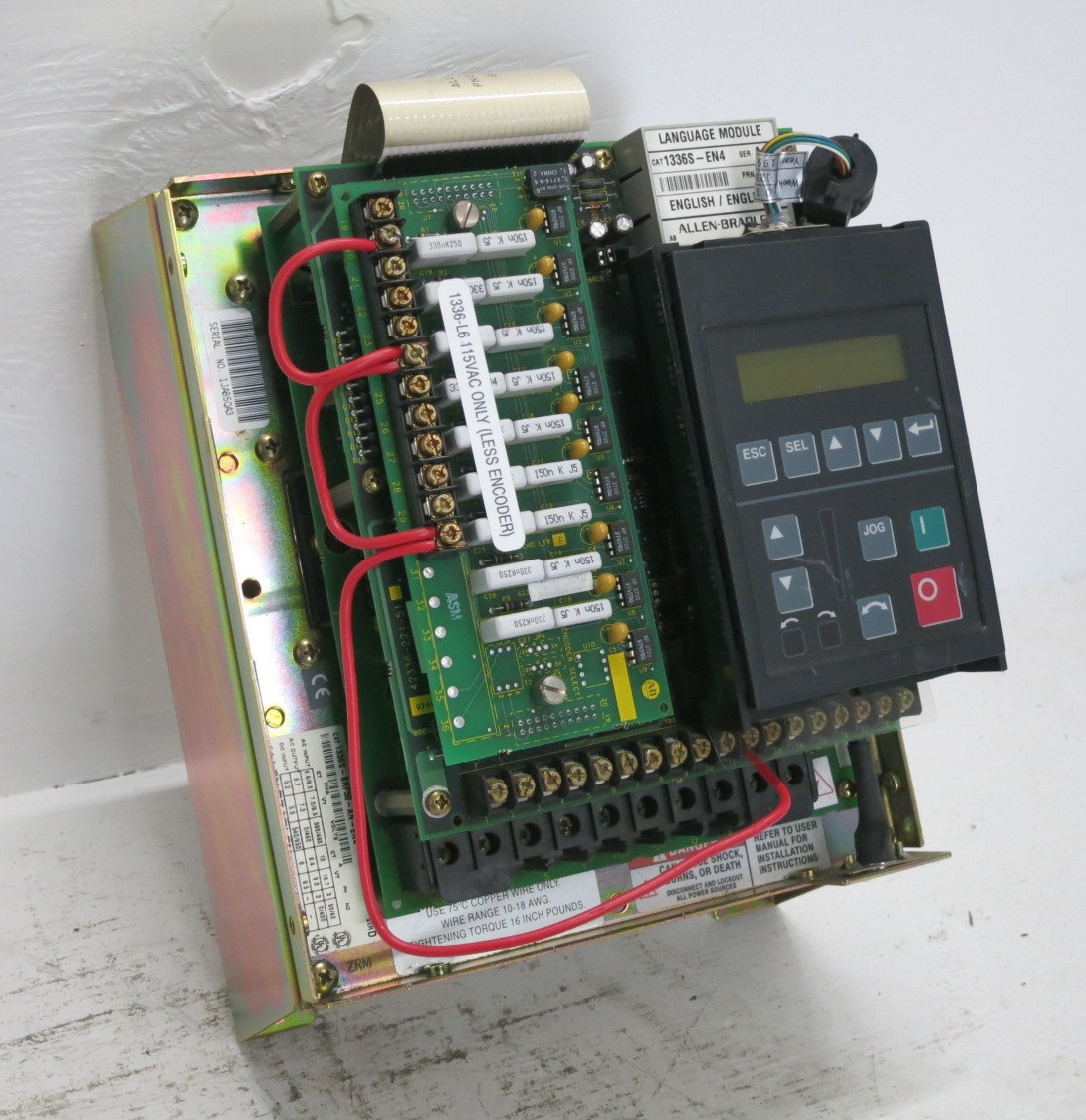 Image of Allen Bradley 1336S-BRF50-AA-EN4 5 HP 1336 PLUS 480V AC VS Drive VFD Ser D