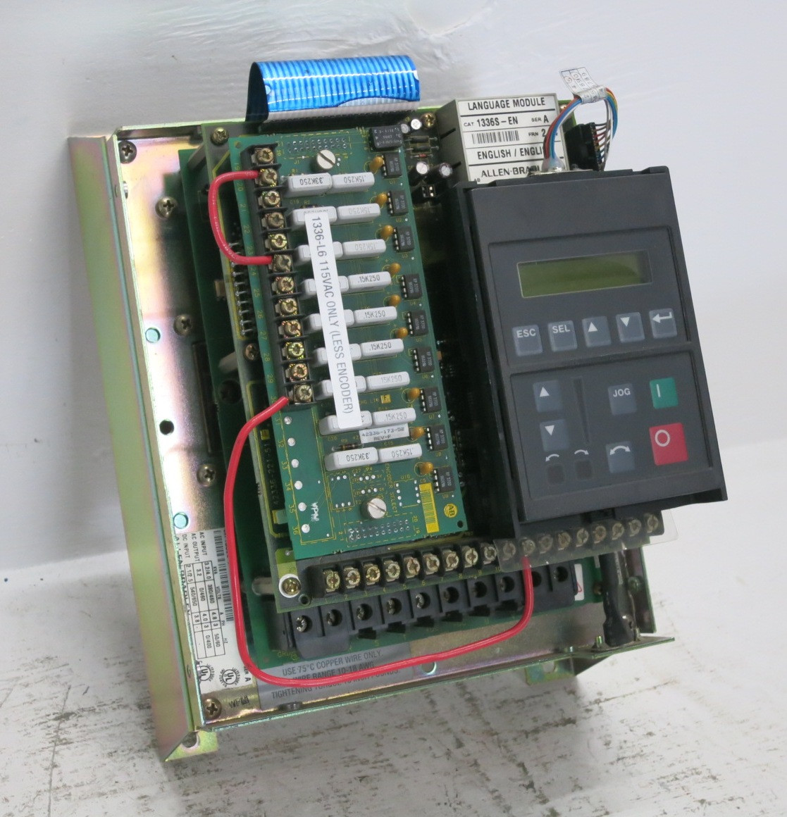 Allen Bradley 1336S-BRF20-AN-EN 2HP VS AC Drive 460V 1336 Plus 1336SBRF20ANEN (DW8003-1)