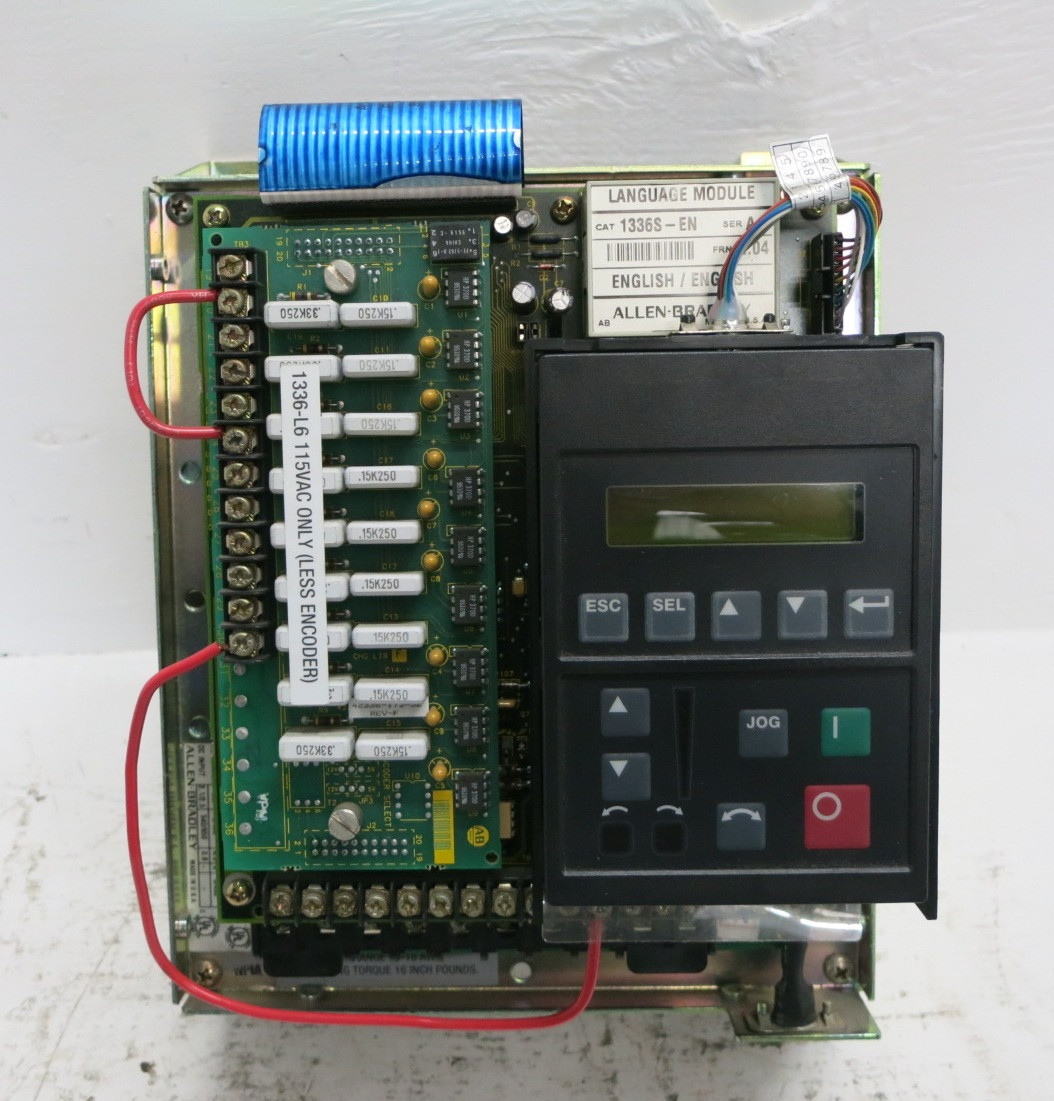 Allen Bradley 1336S-BRF20-AN-EN 2HP VS AC Drive 460V 1336 Plus 1336SBRF20ANEN (DW8003-1)