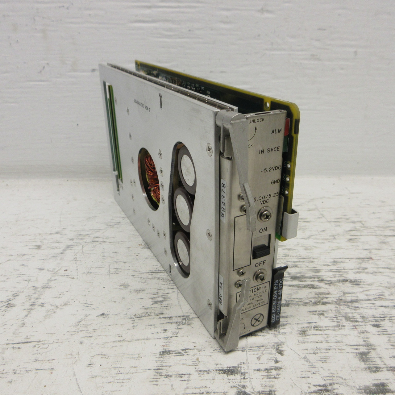 Alcatel Lucent 622-8576-004 Rev BA CE-16AM-4-48 VDC PLC Module Card Insert Lock (AH1050-1)