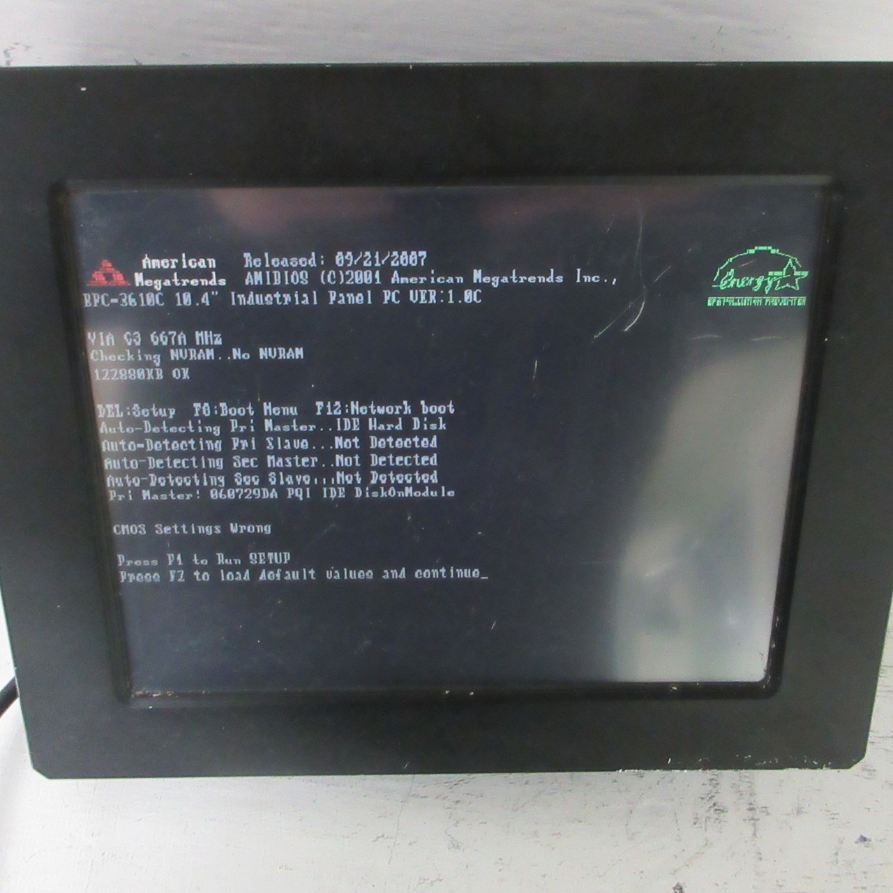 Boser Technology BPC-3610 Operator Interface Control Panel 70W BPC ...