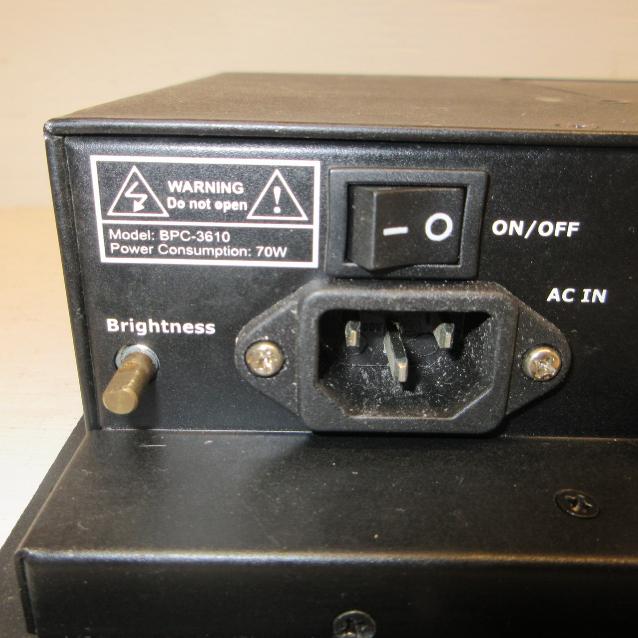 Boser Technology BPC-3610 Operator Interface Control Panel 70W BPC-3610C 120VAC (AH1048-1)