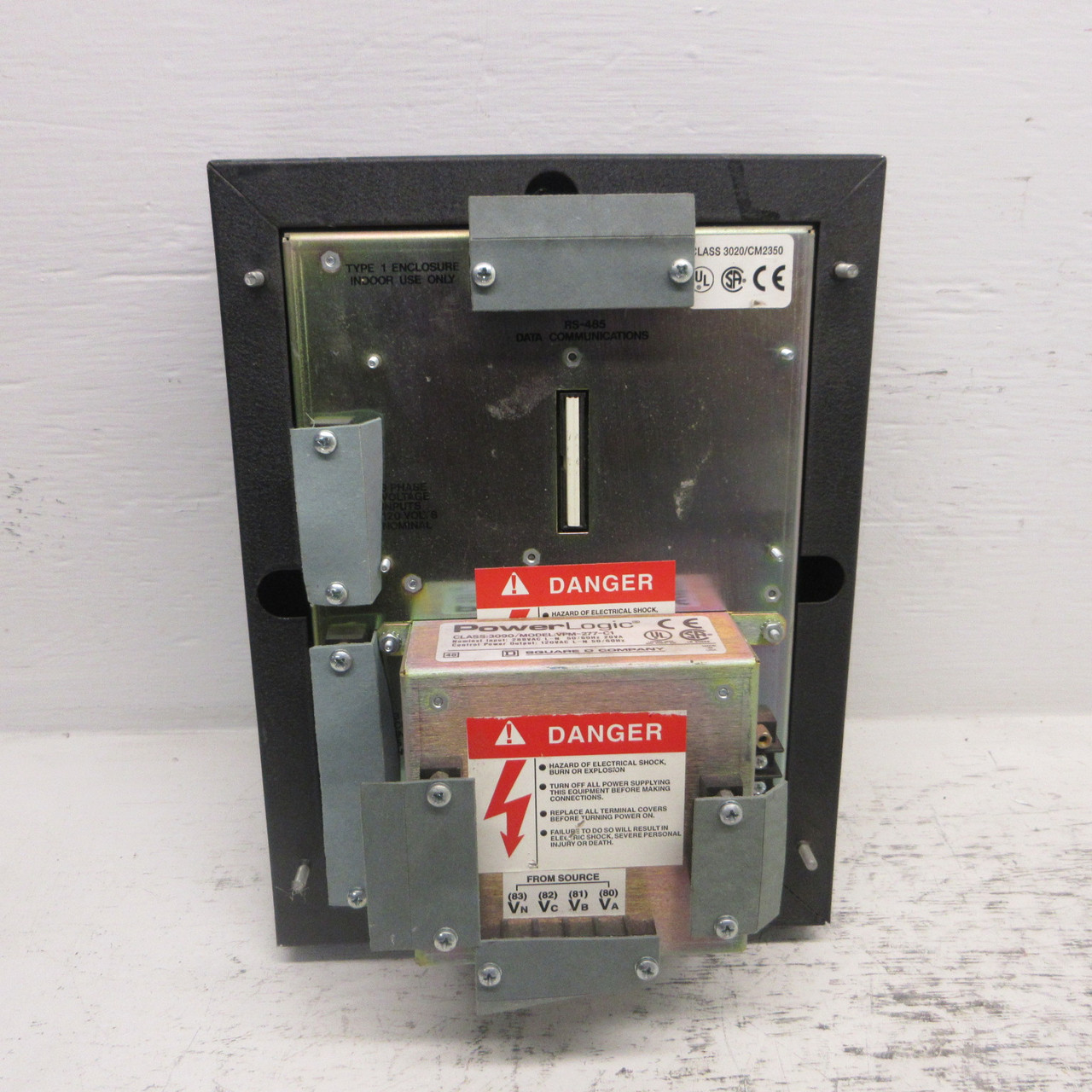 Square D PowerLogic 3020/CM2350 Circuit Monitor w/ 3090 VPM-277-C1 Power Module (AH1056-3)