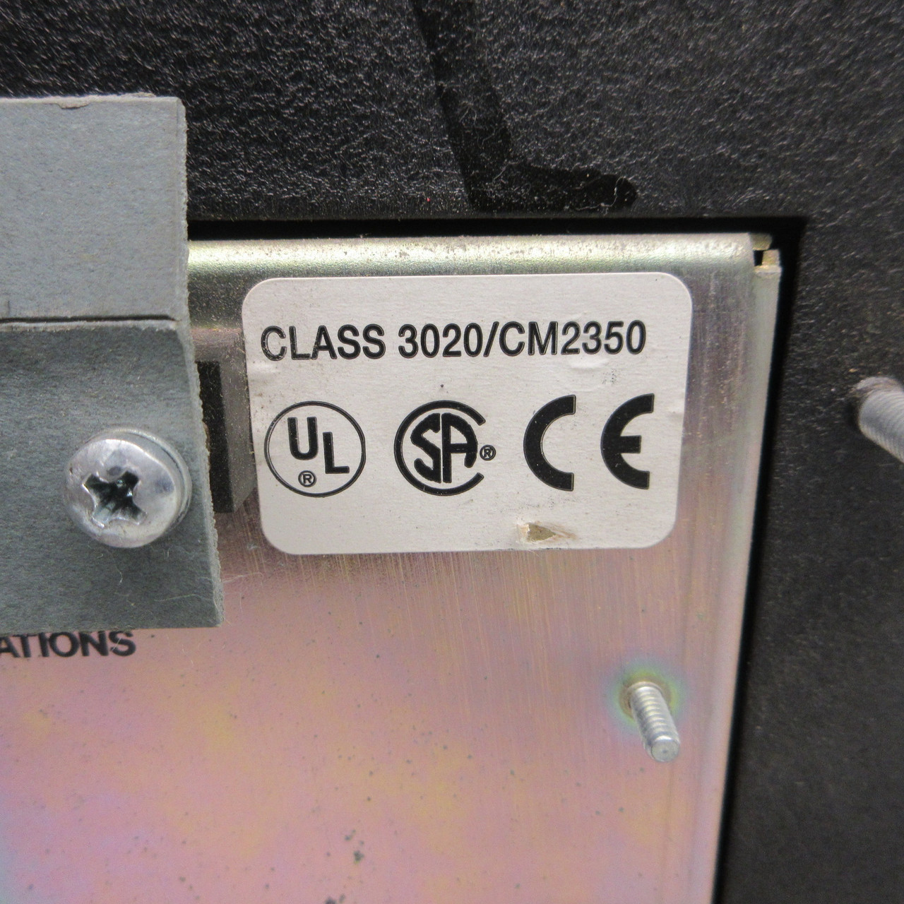 Square D PowerLogic 3020/CM2350 Circuit Monitor w/ 3090 VPM-277-C1 Power Module (AH1056-3)