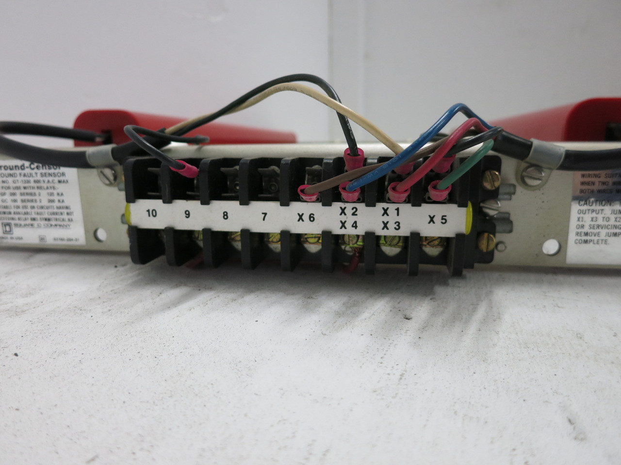 Square D GT-1330 Ground-Censor Ground Fault Sensor GT1330 600V (DW8012-1)