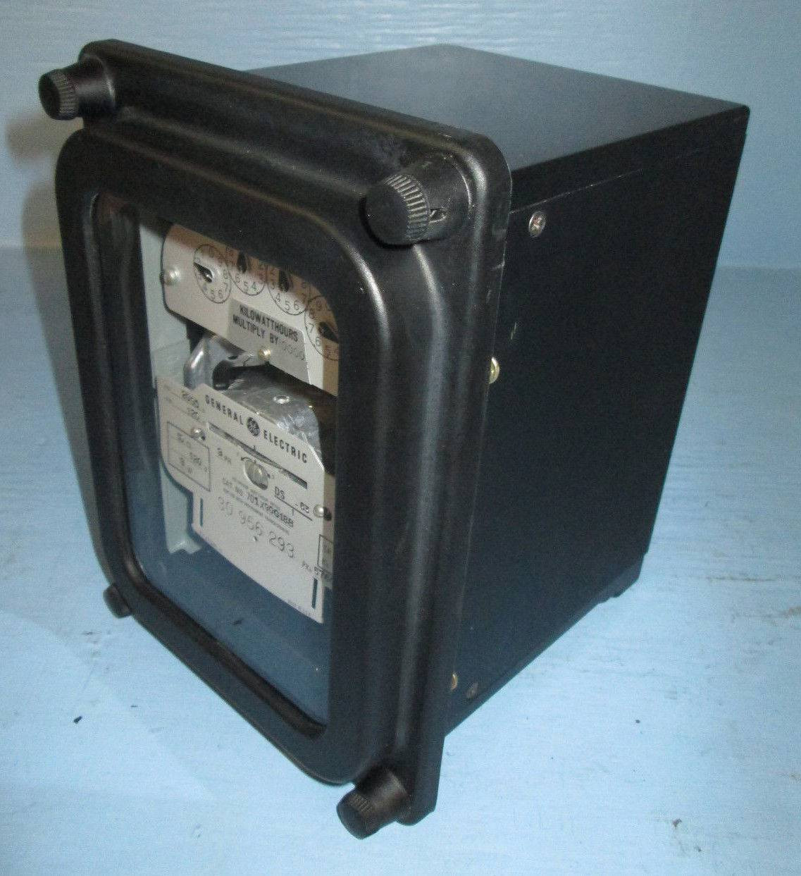 Image of General Electric Polyphase Watthour Meter 3PH 701X90G88 Watt Hour Meter DS-63 3P