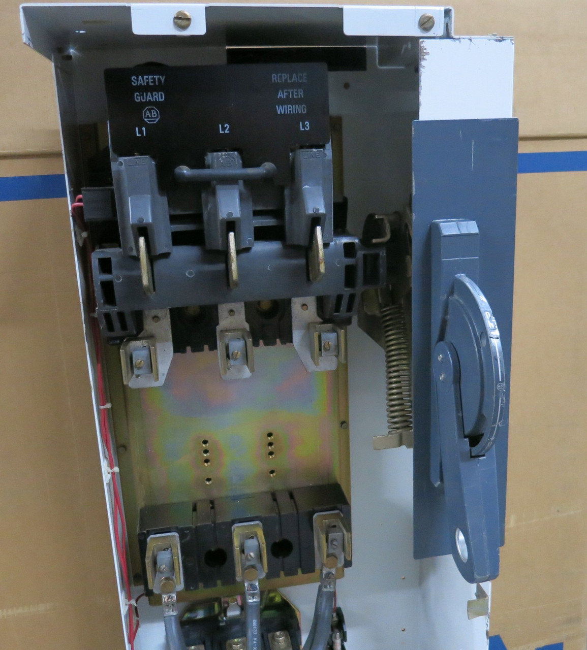 Allen Bradley 2100 Centerline Size 4 Starter 200A Fusible 46" MCC Bucket 200 Amp (BJ1088-1)