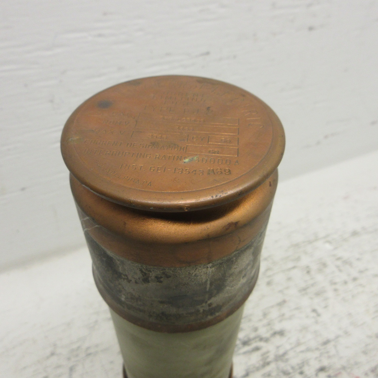 GE 9F60LCB806 EJ-2 6R Amp 2.4 kV Motor Starter Fuse EJ2 2540V Current LImiting (AH1063-1)