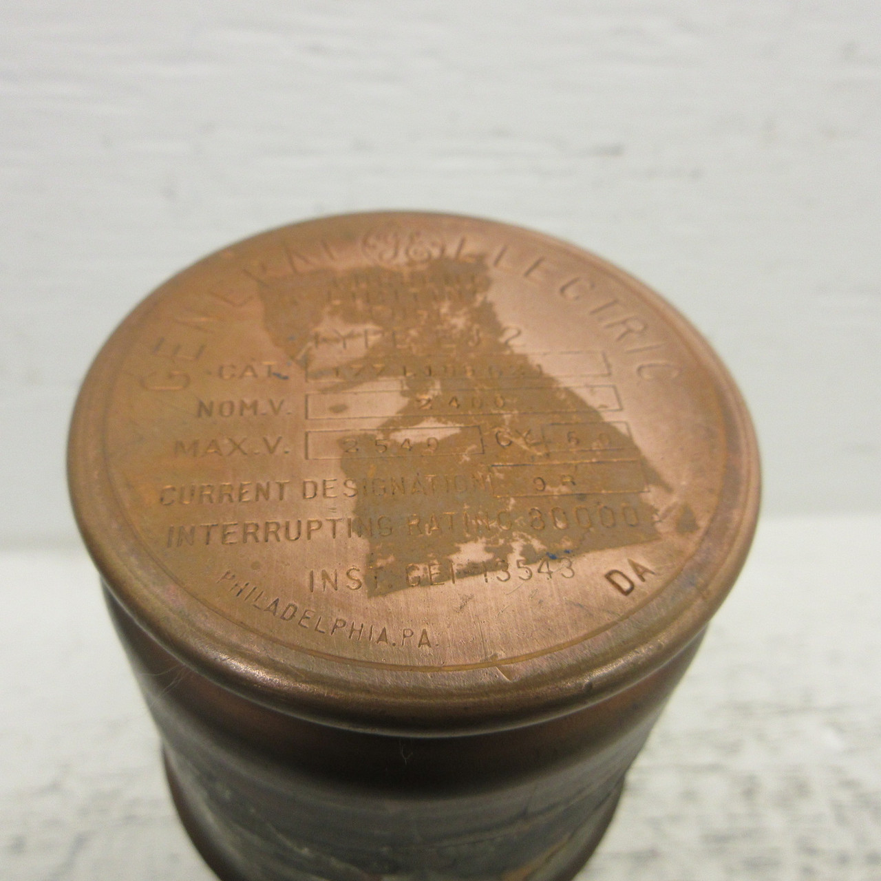 GE 177L108G21 EJ-2 9R Amp 2.4 kV Motor Starter Fuse EJ2 2540V Current LImiting (AH1062-3)