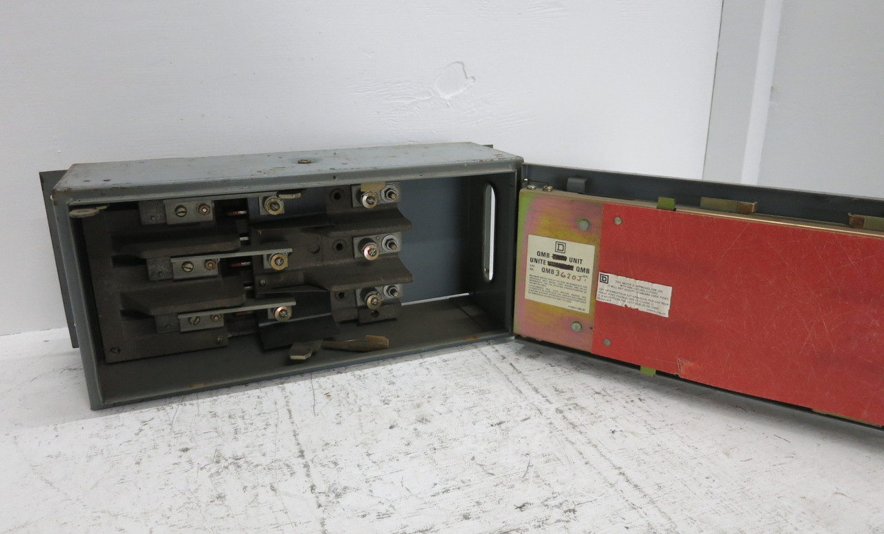 Square D QMB-3620-J 200A 600V QMB Saflex Panel Board Switch Unit 200 Amp QMB3620 (DW8019-1)