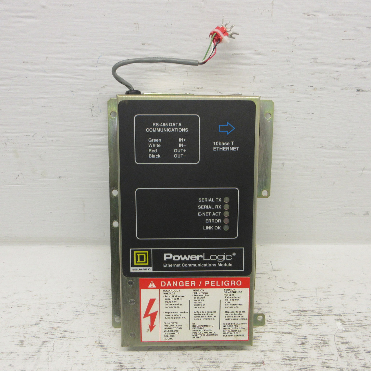 Square D PowerLogic ECM-2000 Ethernet Communications Module Class 3020 ECM2000 (AH1074-1)