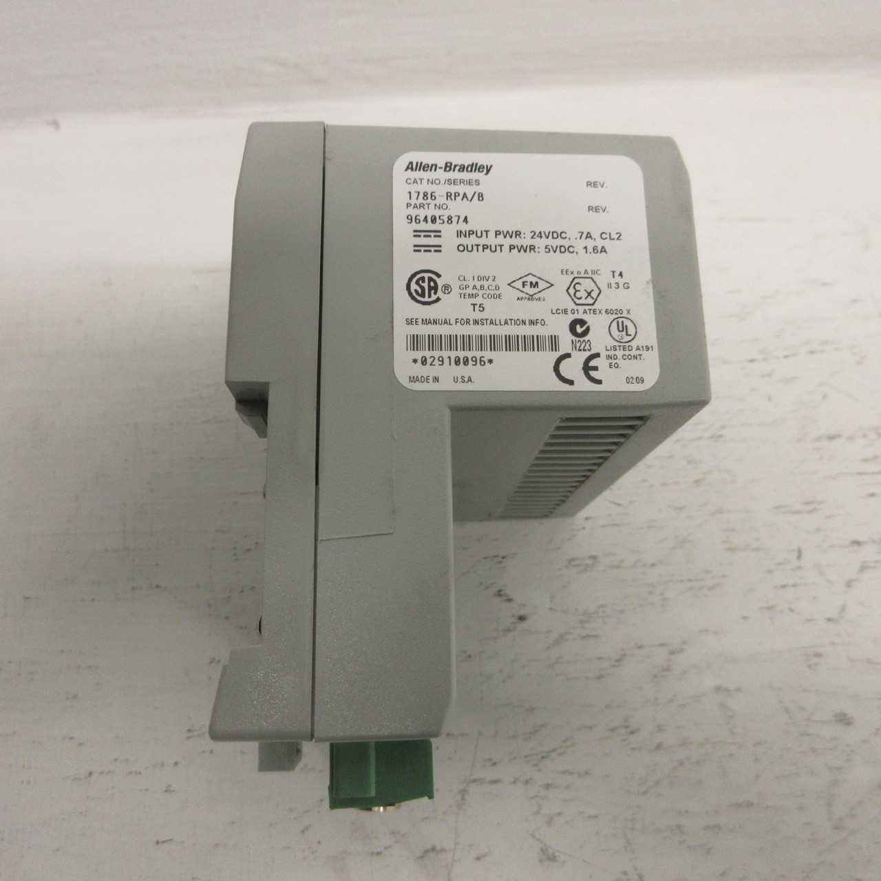 Allen Bradley 1786-RPA Ser B ControlNet Repeater Adapter 1786RPA/B 96405874 AB (AH1077-1)