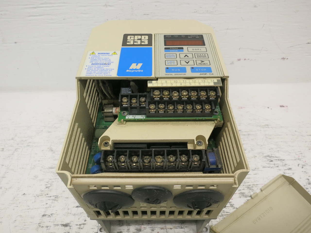 Magnetek DS042 1.5 HP AC VS Drive GPD 333 40P7N1 460V 2.6A GPD333 VFD (DW8025-2)