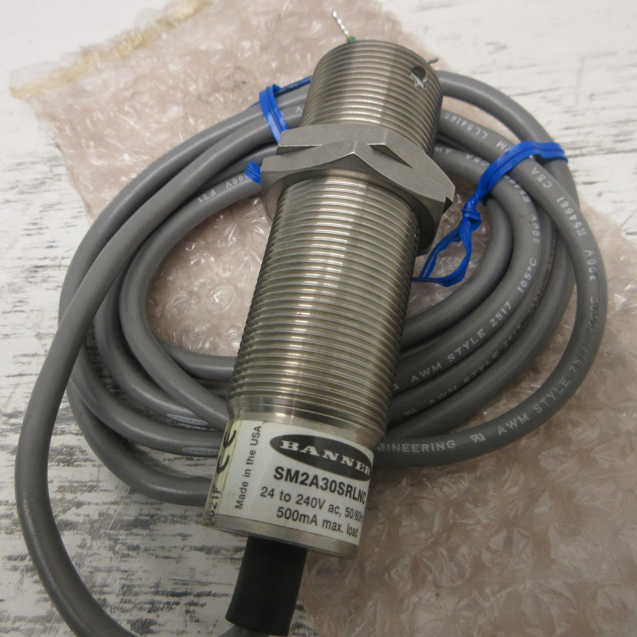 NEW Banner SM2A30SRLNC PhotoElectric Sensor Range 150M 2 Wire AC Receiver NNB (AH1084-1)