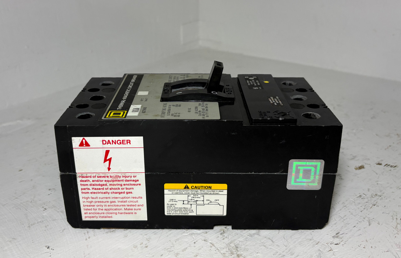 Square D KCP34110 110A Thermal-Magnetic Circuit Breaker 480 VAC 3 Pole 110 Amp (EM5857-1)