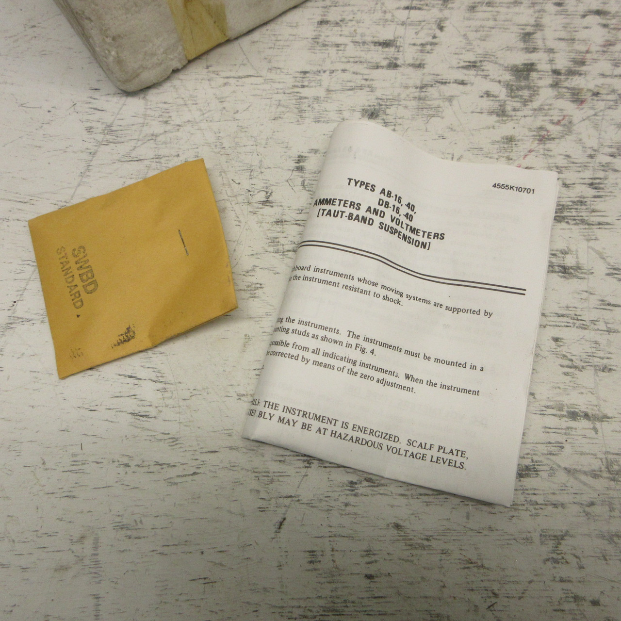 NEW Yokogawa 103021SMSM Panel Meter AB40 AC Volt 0-750 VAC 50/60HZ .92KV PK NIB (AH1083-1)