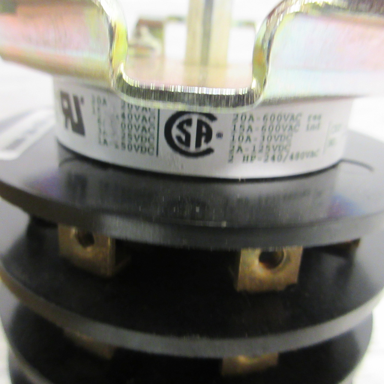 NEW Electroswitch 24206B Rotary Switch Series 24 20A 600V Auto-Manual 242O6B NIB (AH1085-1)