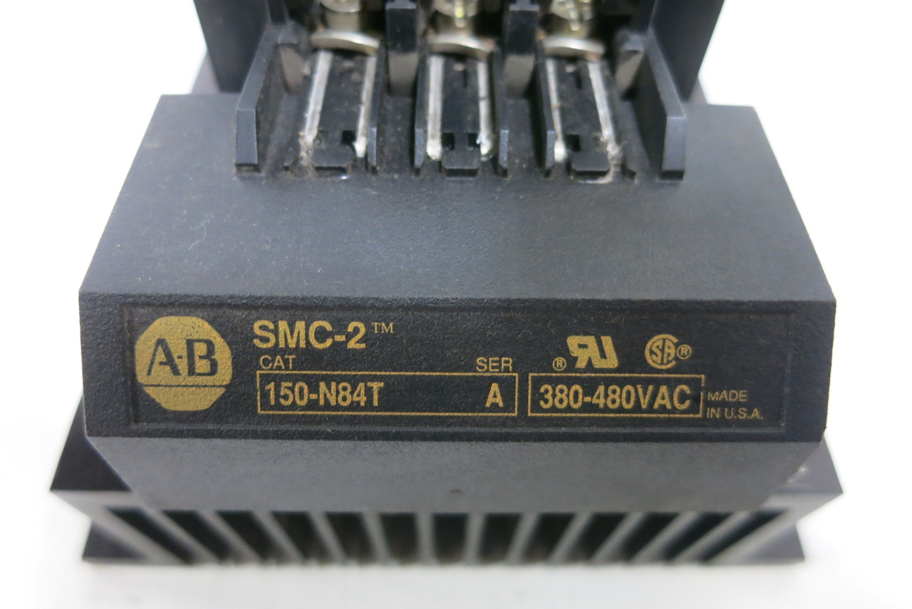 Allen Bradley 150-A16NB Soft Starter SMC-2 10HP 16A 460V 3PH 120V Ser. A (BJ1093-1)