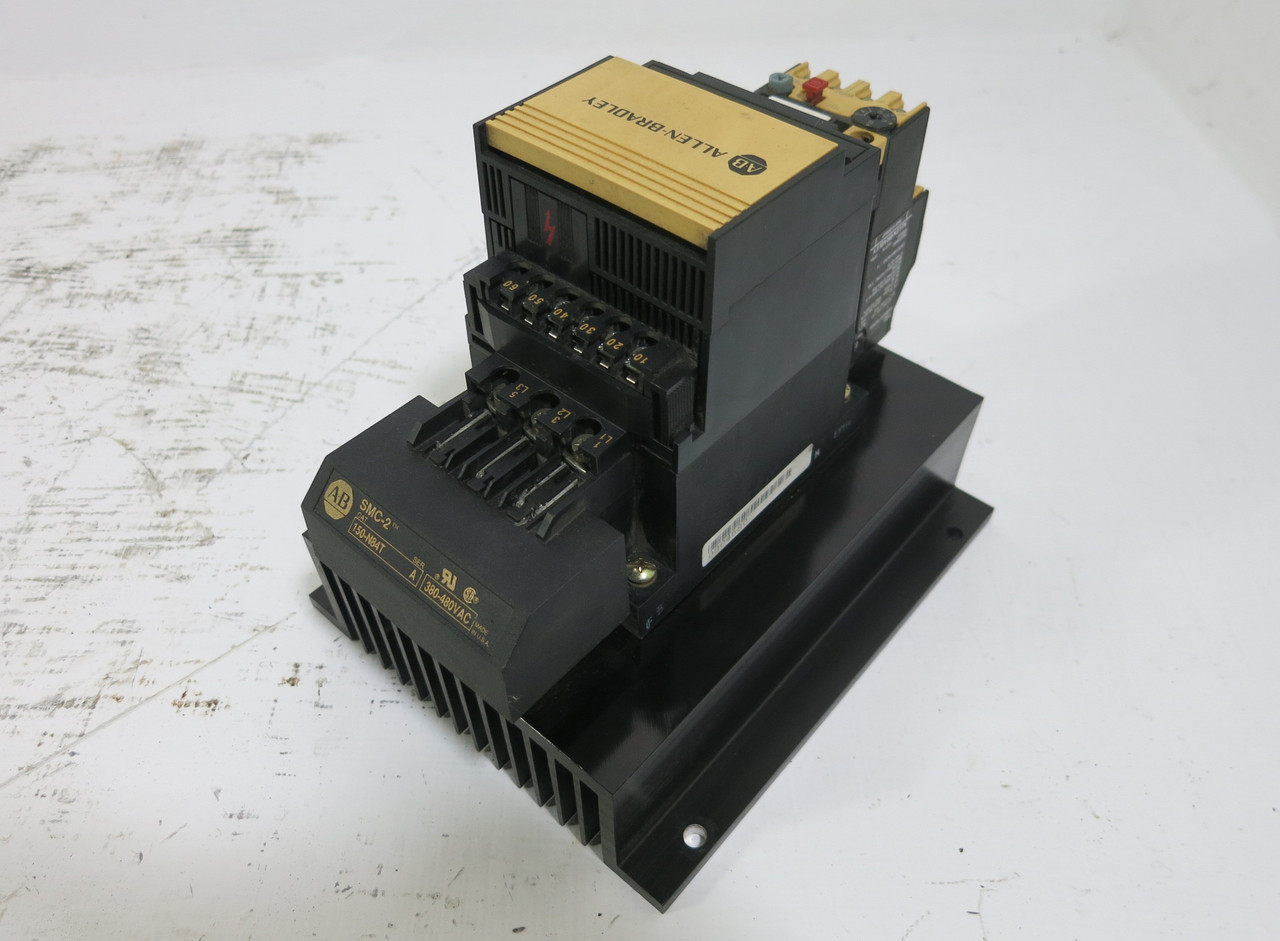 Allen Bradley 150-A16NB Soft Starter SMC-2 10HP 16A 460V 3PH 120V Ser. A (BJ1093-4)