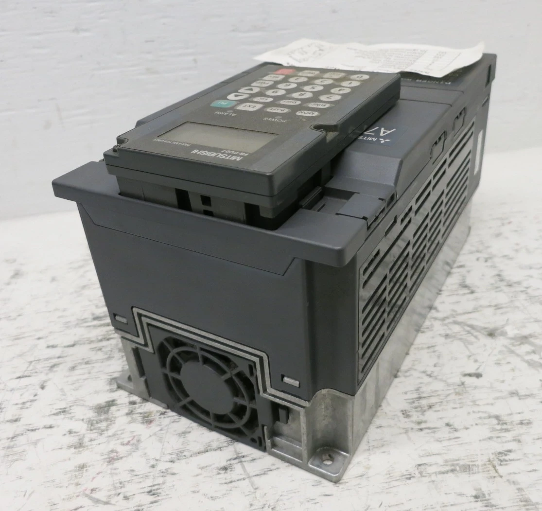 Mitsubishi FR-A740-00060-NA 3 HP Inverter AC VS Drive A700 FR-PU07 3PH 480V VFD (DW8032-1)