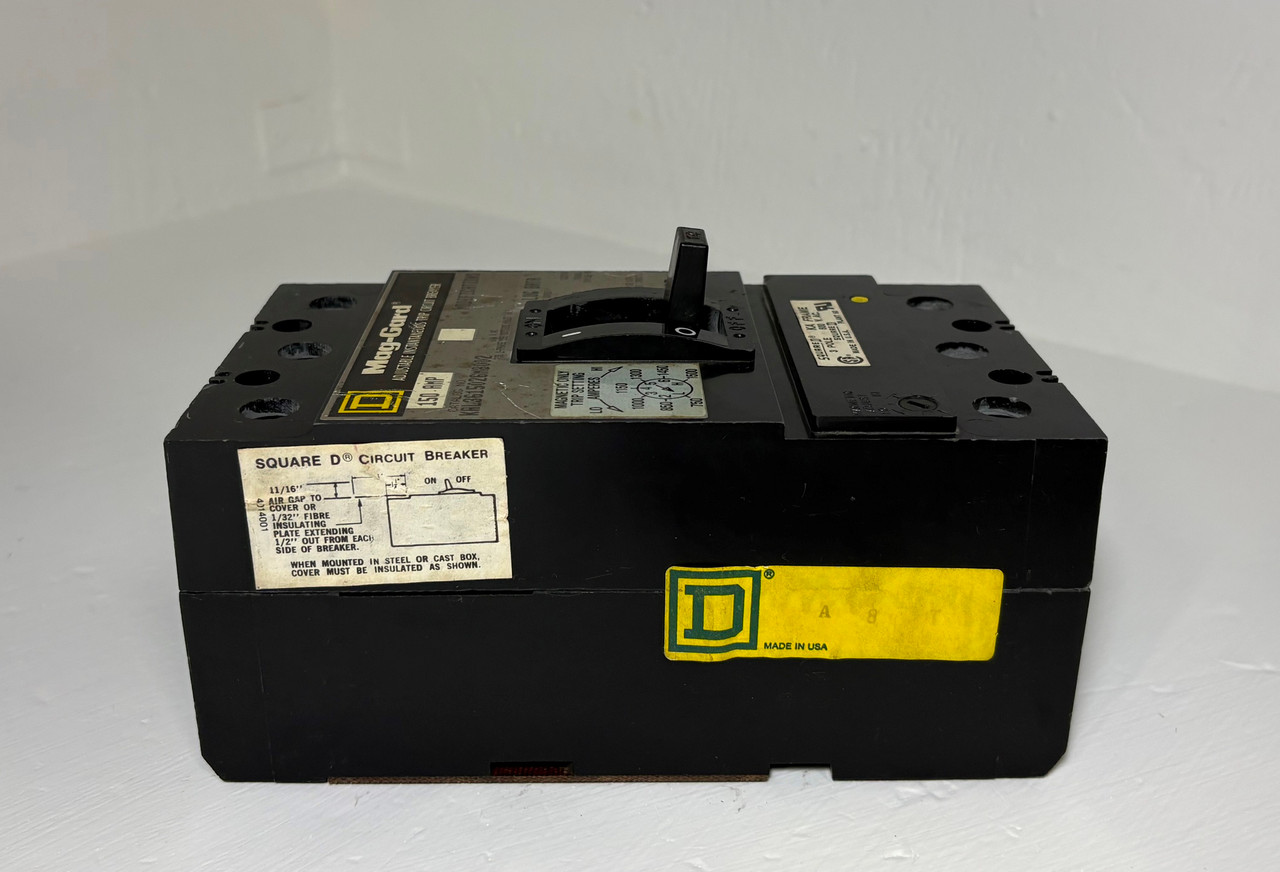 Square D KAL3615026M8002 150A Mag-Gard Circuit Breaker 600V KAL3615026M 150 Amp (EM5864-1)
