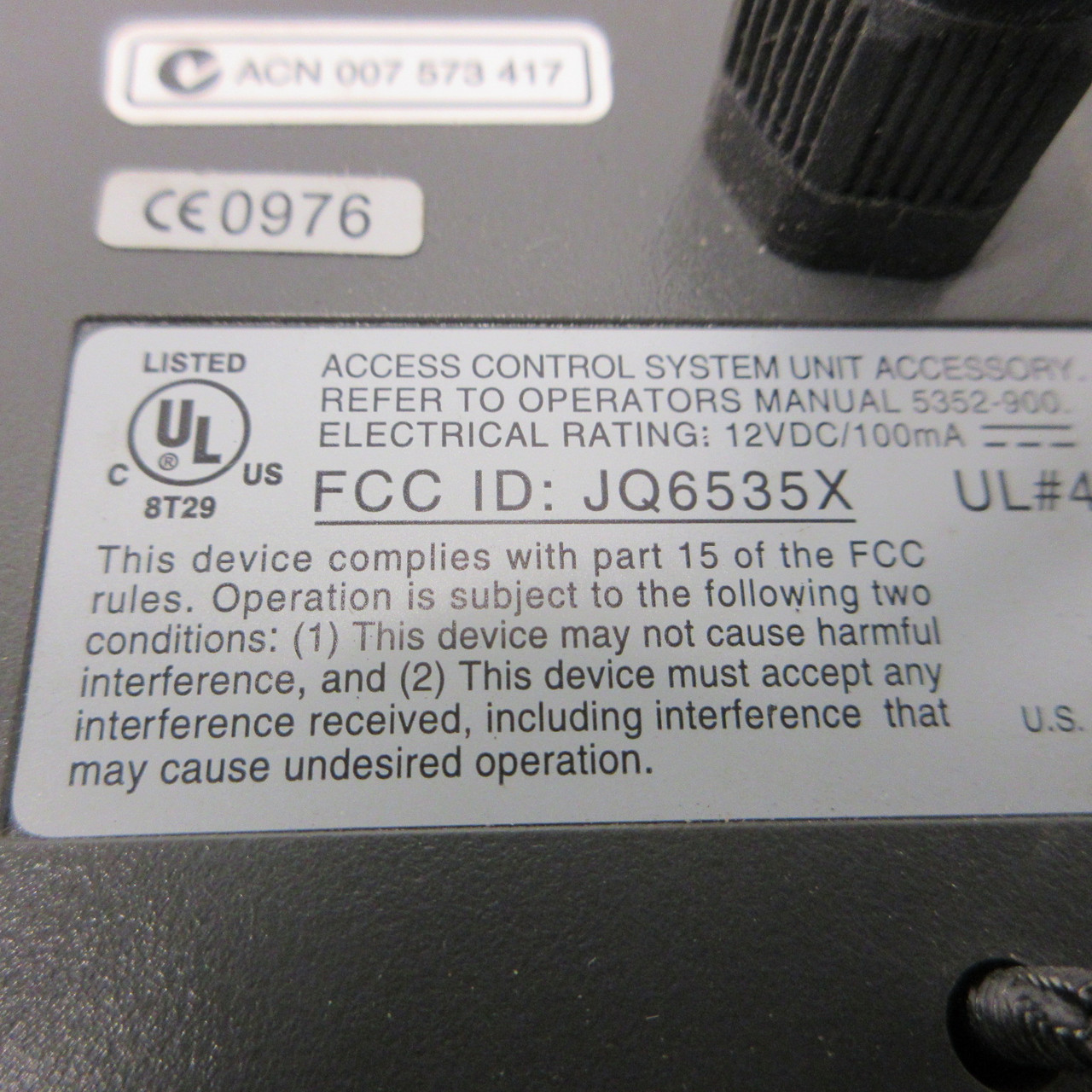 HID Corporation Prox Pro 5352AGN00 Proximity Reader No Keypad 12VDC 5352AGNOO (AH1101-1)