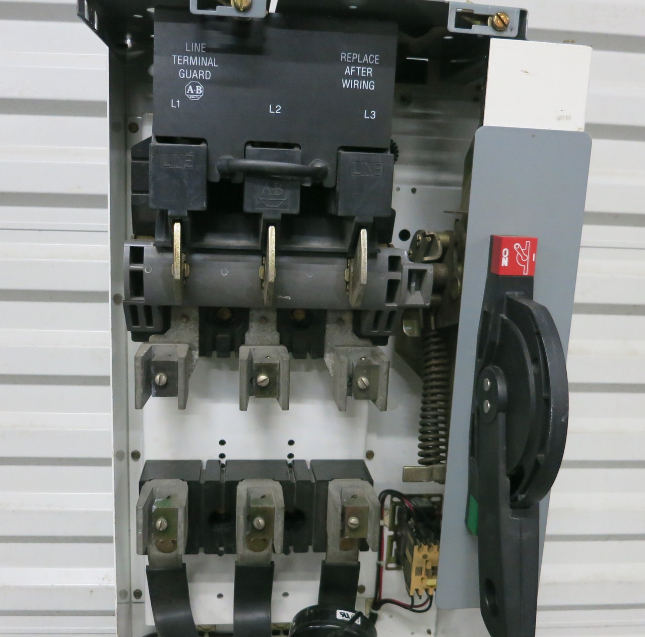 Allen Bradley 2100 Centerline 52" Size 5 Starter 400 Amp Breaker MCC Bucket Sz5 (BJ1096-1)