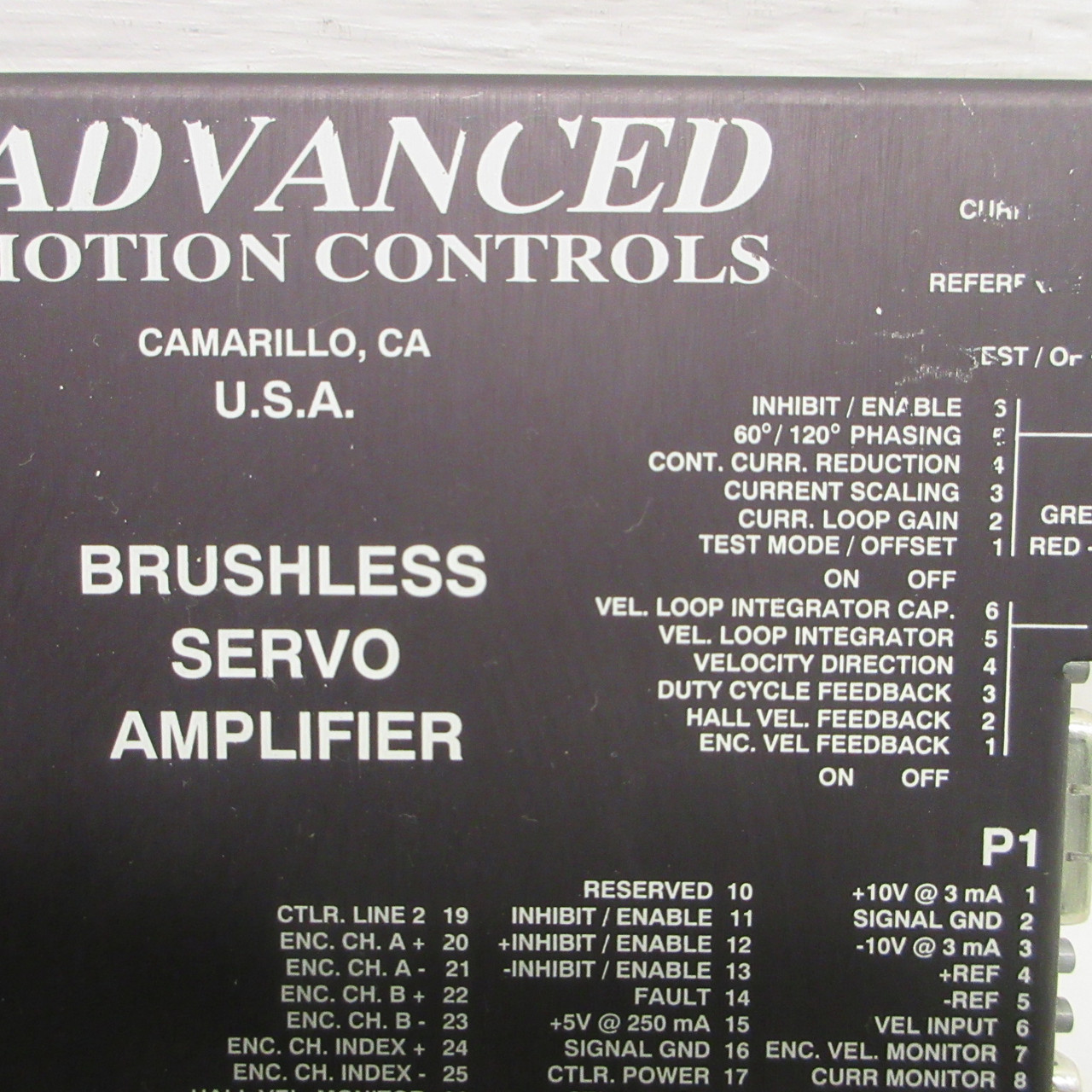 Advanced Motion Controls B30A40F X04 Brushless Servo Amplifier Brushless Drive (AH1106-2)