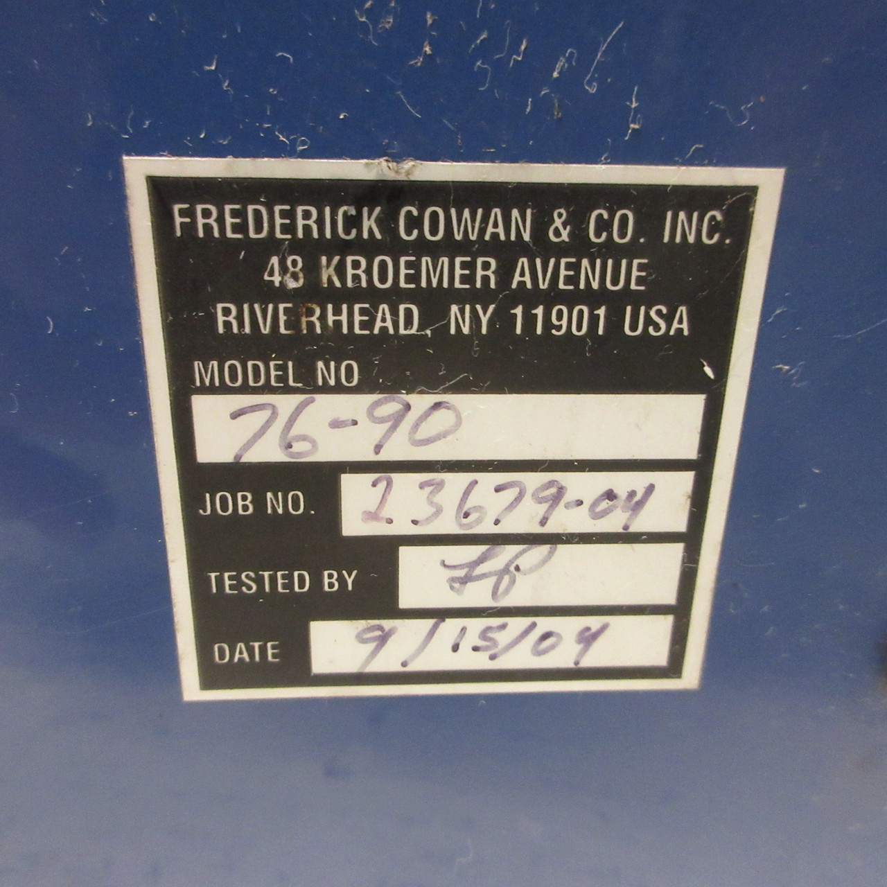 NEW Frederick Cowan Co 76-90 Power Pack Power Supply 12 Joule Mountable 7690 NNB (AH1110-1)