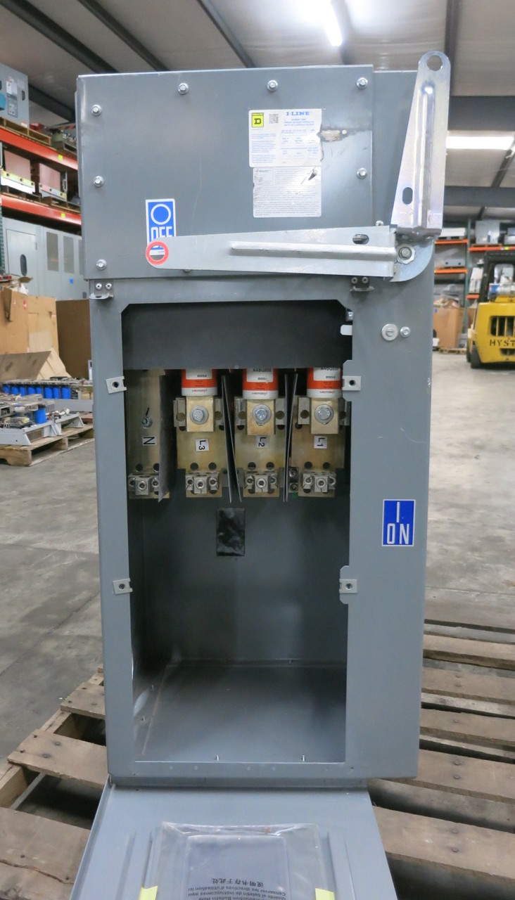 Square D PTQ46080GV 800A 600V I-Line Busway Switch Bus Plug 3PH 4W 800 Amp Ser 3 (DW8043-2)